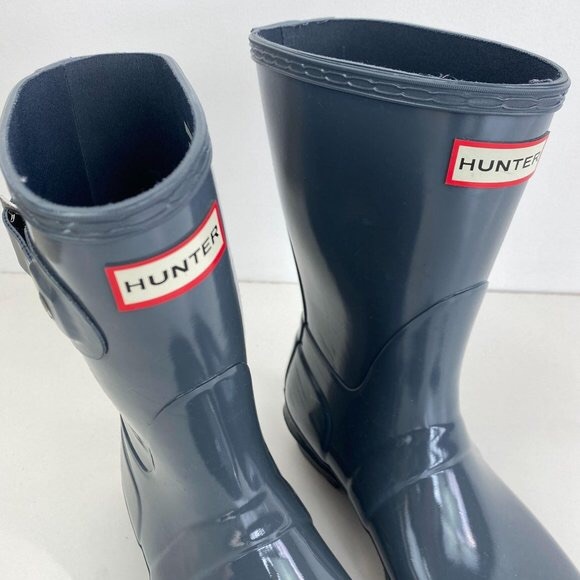 posh PICK ⭐️ short Grey Hunter Boots - Picture 3 of 4